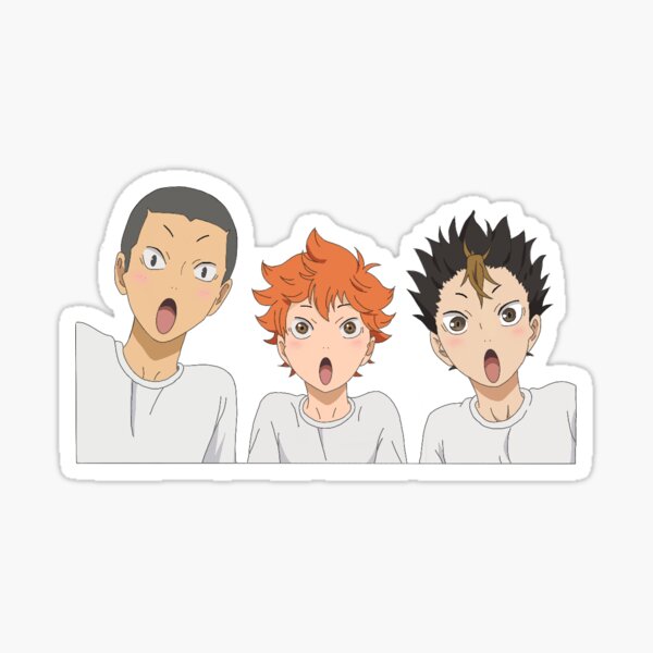 haikyuu stickers redbubble