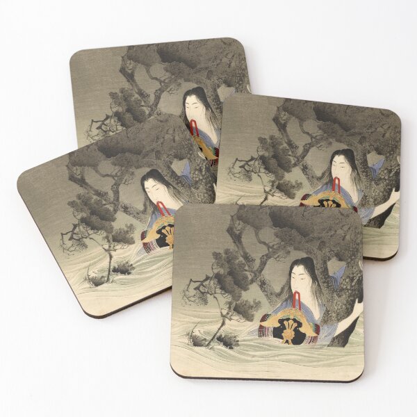 Item preview, Takeuchi Keishu - Woman with Samurai helmet in the water designed and sold by Hangastudio.