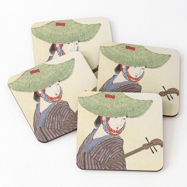 Item preview, Takeuchi Keishu - Shamisen player designed and sold by Hangastudio.