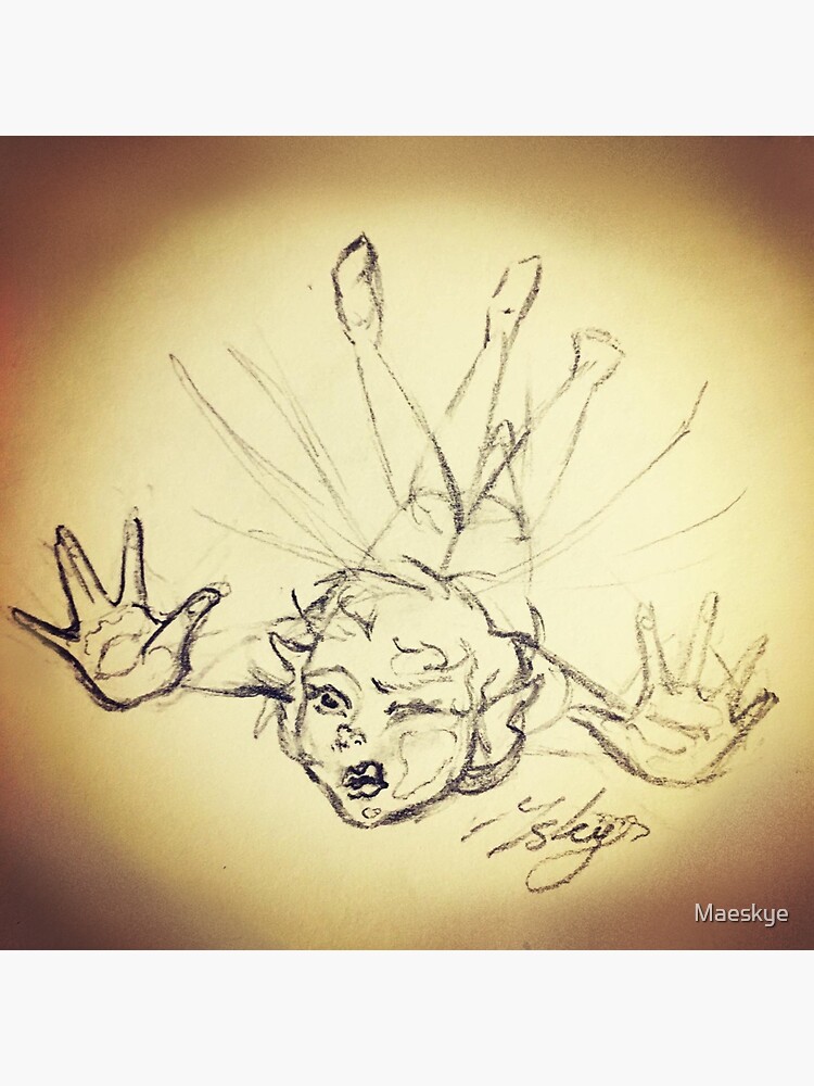 Clumsy Fairy Sketch by Maeskye