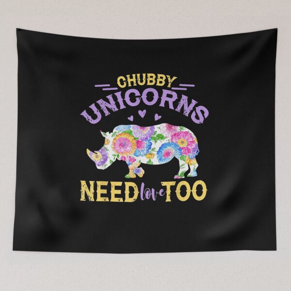 Item preview, Chubby Unicorns Needs Love Too Vintage Rhinos Lovers Gift T Shirt designed and sold by JonathanHyde.