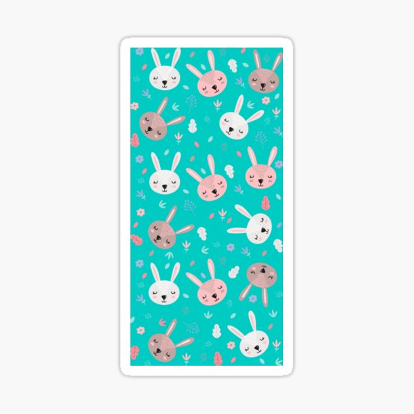 "Rabbits" Sticker for Sale by gnoskills | Redbubble