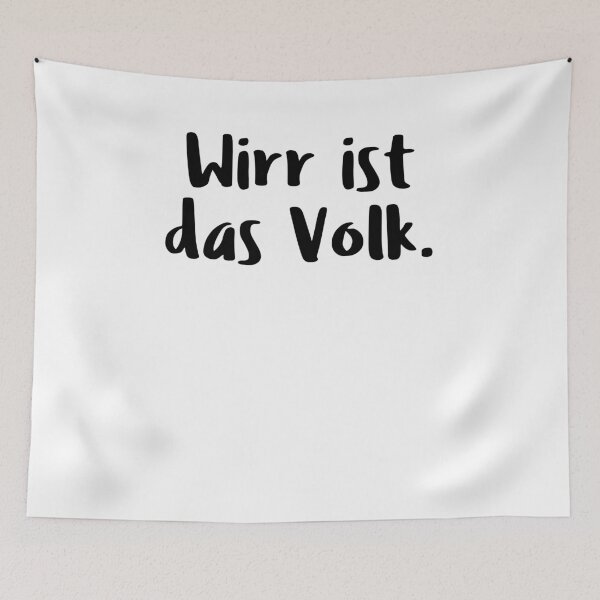Item preview, Wirr Ist Das Volk. designed and sold by The5thDesign.