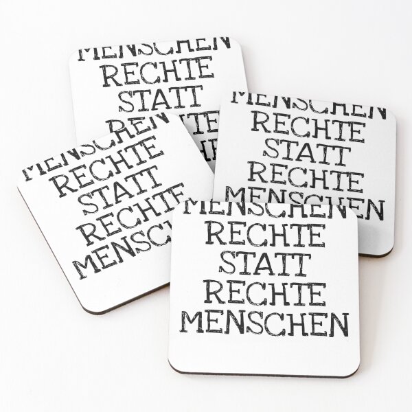 Item preview, Menschen Rechte Statt Rechte Menschen designed and sold by The5thDesign.