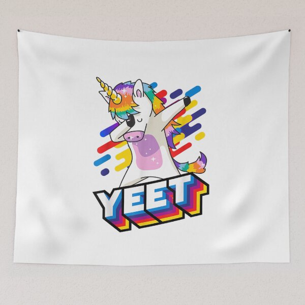 Item preview, Colorful Dabbing Dancing Unicorn T Shirt Celebration Yeet designed and sold by JonathanHyde.
