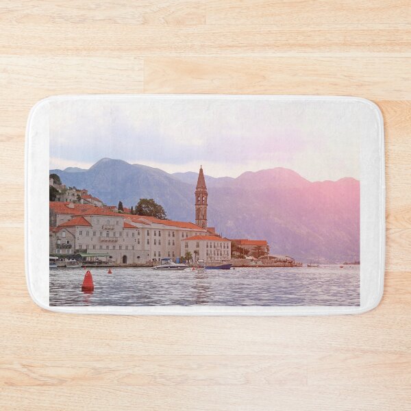 Item preview, old town Perast in summer Kotor bay Montenegro designed and sold by goceris.