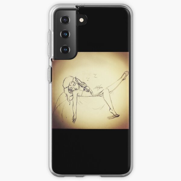 Sleeping Pocket Fairy Sketch Samsung Galaxy Soft Case