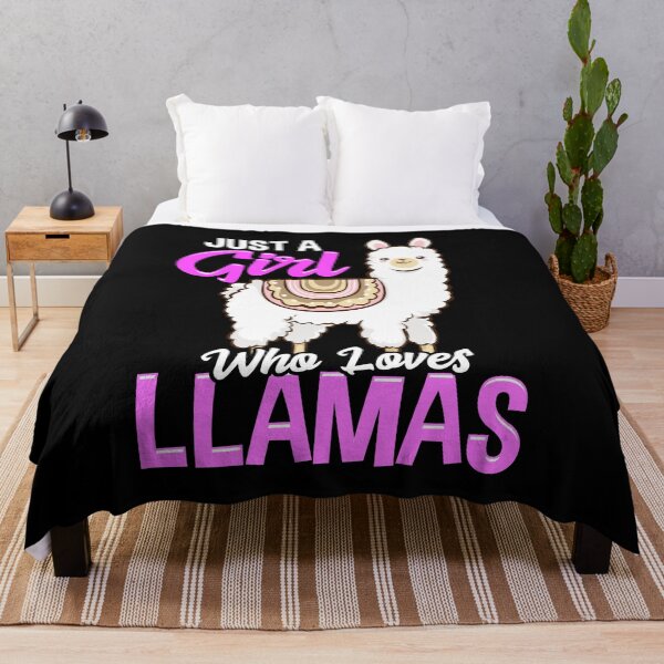 Item preview, Just A Girl Who Loves Llamas Cute & Funny Lama designed and sold by perfectpresents.