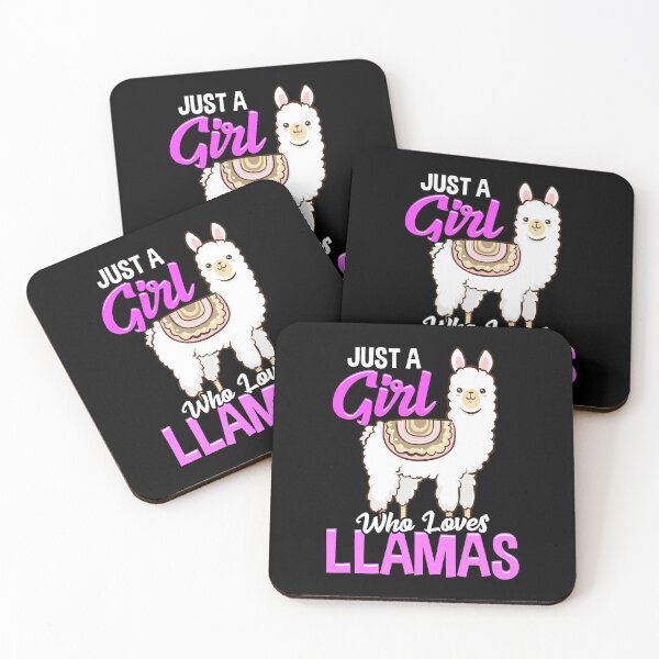 Item preview, Just A Girl Who Loves Llamas Cute & Funny Lama designed and sold by perfectpresents.