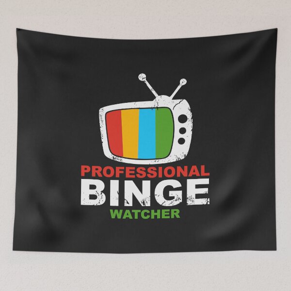 Artikelvorschau, Professioneller Binge Watcher lustiges Binge Watch Kino entworfen und verkauft von hadleydesigns.