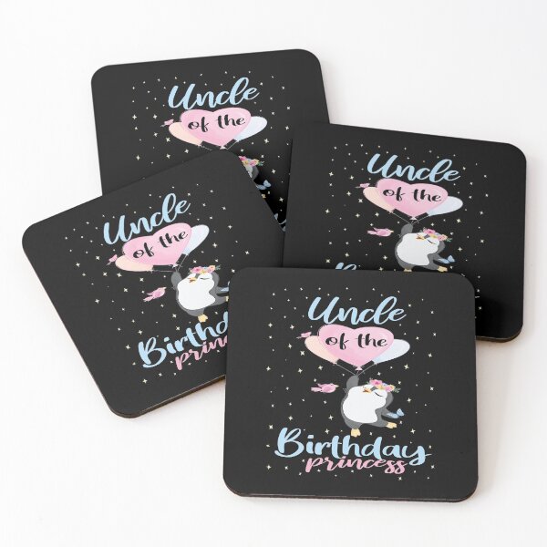 Item preview, Uncle Of The Birthday Princess Penguin Girls B-day Party design designed and sold by Grabitees.