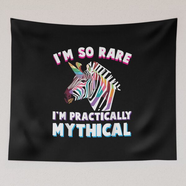 Item preview, Colorful Zebra Unicorn Handicap I M So Rare T Shirt designed and sold by JonathanHyde.