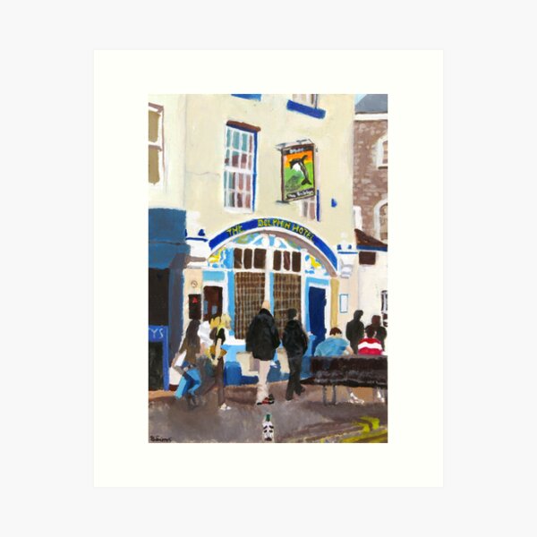 Item preview, The Dolphin Pub on The Barbican, Plymouth designed and sold by BenSimsArt.