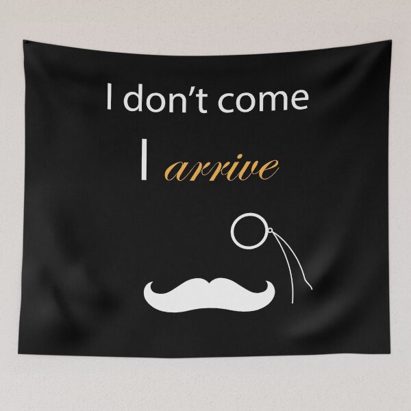 Item preview, I don't come I arrive Black Fancy Mustache designed and sold by kino-san.