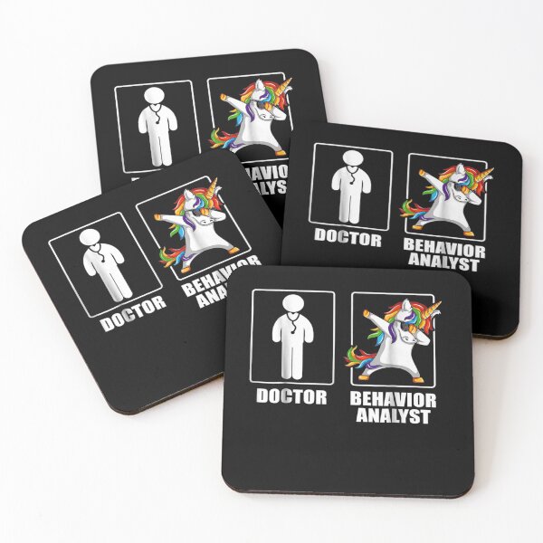 Item preview, Cool Doctor Behavior Analyst Unicorn Dabbing Funny Tshirt designed and sold by JonathanHyde.