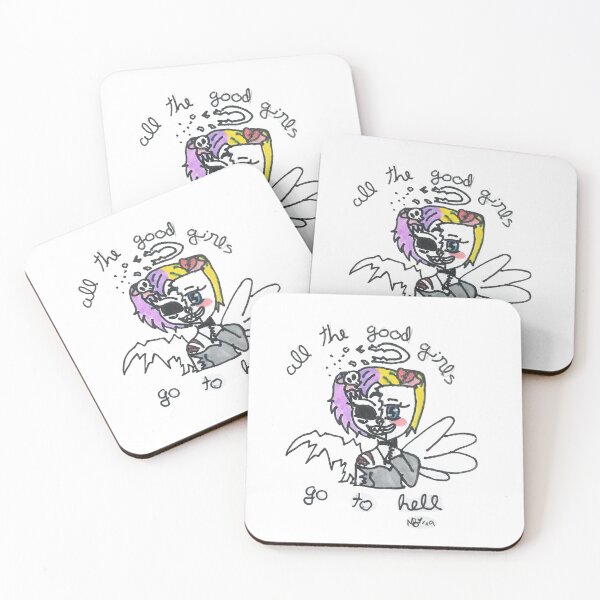 Item preview, All The Good Girls Go To Hell designed and sold by MaguiArt.