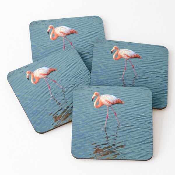 Item preview, Stalking Flamingo In The Galapagos designed and sold by alabca.