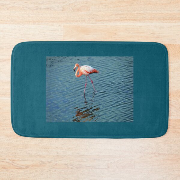Item preview, Stalking Flamingo In The Galapagos designed and sold by alabca.