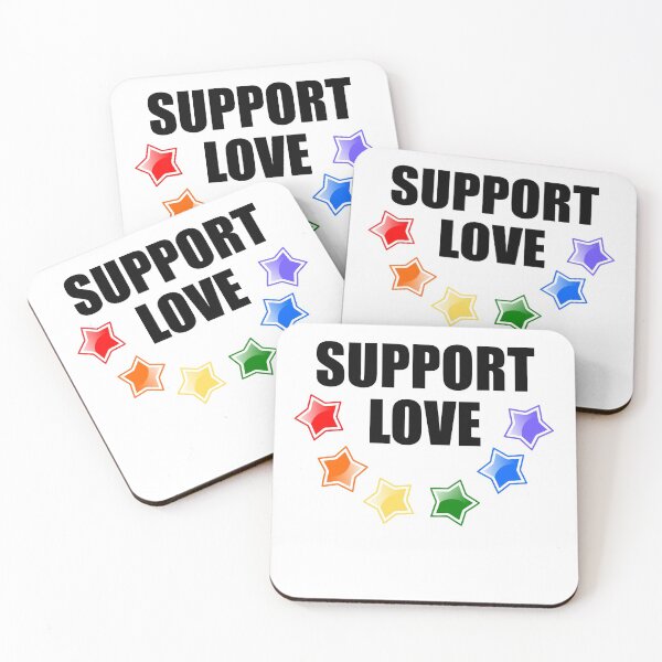 Item preview, Support Love - LGBT designed and sold by MoonsmileProd.