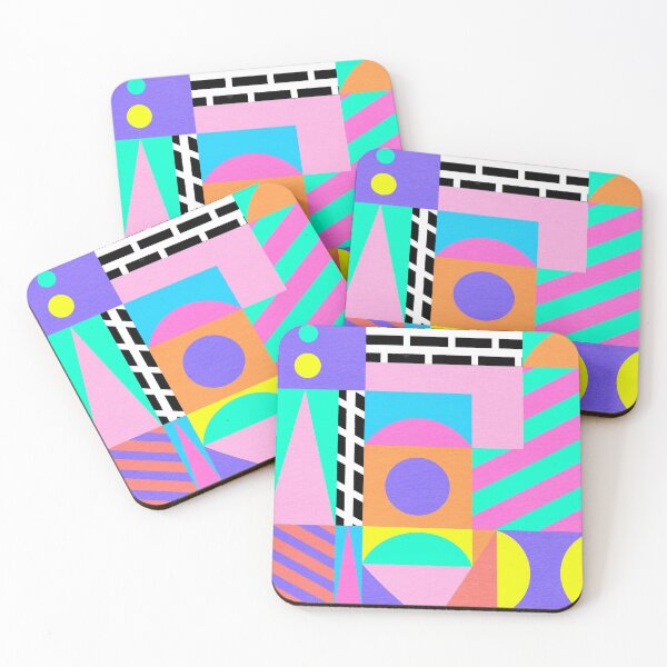 Item preview, Pop color abstract geometric pattern designed and sold by Jen Du.
