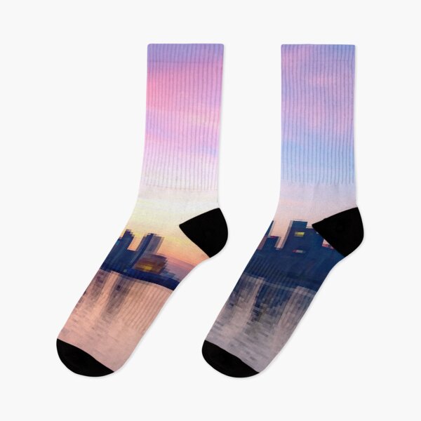 Item preview, Anime Travel Pixel Sunset City Los Angeles designed and sold by MinzeTea.