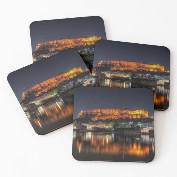 Item preview, Mehrangarh Fort at Night Reflections designed and sold by aaronchoi.