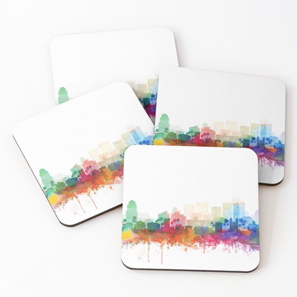 Item preview, Phoenix Skyline Watercolor by Zouzounio Art designed and sold by zouzounioart.