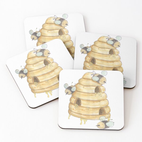 Item preview, bees and a beehive designed and sold by Playton333.