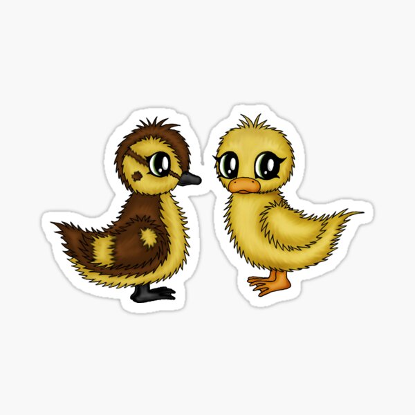 herzige Entenküken Sticker