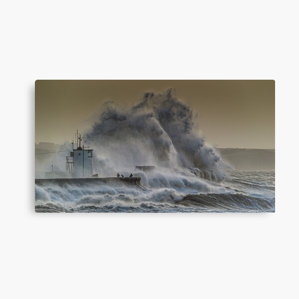 Item preview, Porthcawl during Storm Ciara designed and sold by Jinxyboy1908.