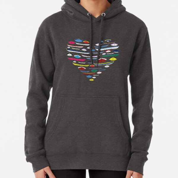 Heart full of boats Pullover Hoodie