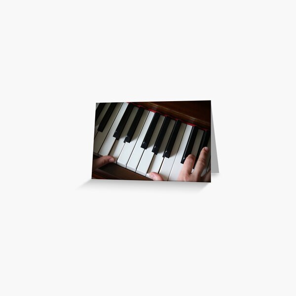 Piano Greeting Card