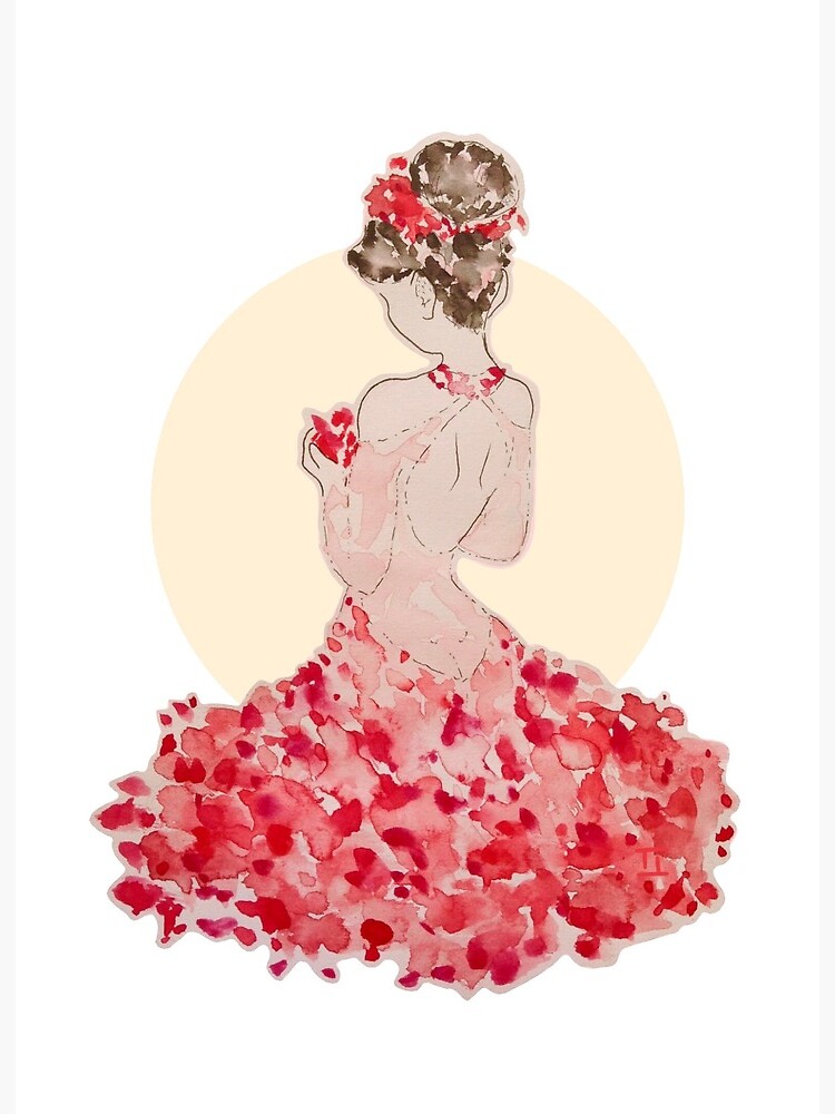 Rose Petal Mini Dress by angelaaasketches on DeviantArt