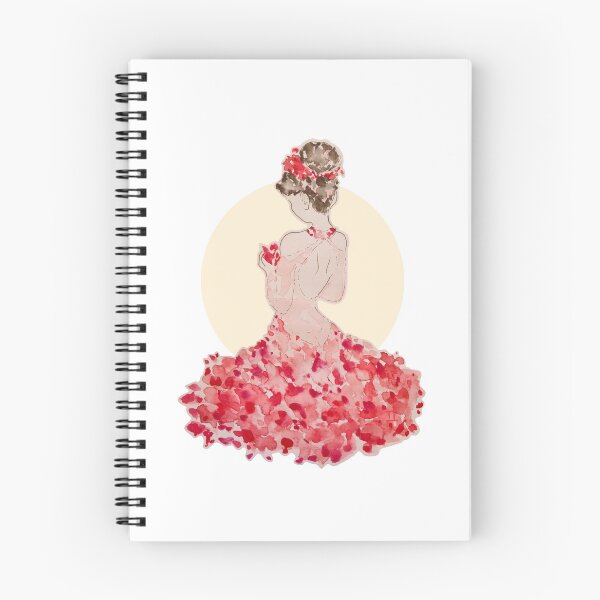 Item preview, Red Flower Petal Dress designed and sold by TerraTora.