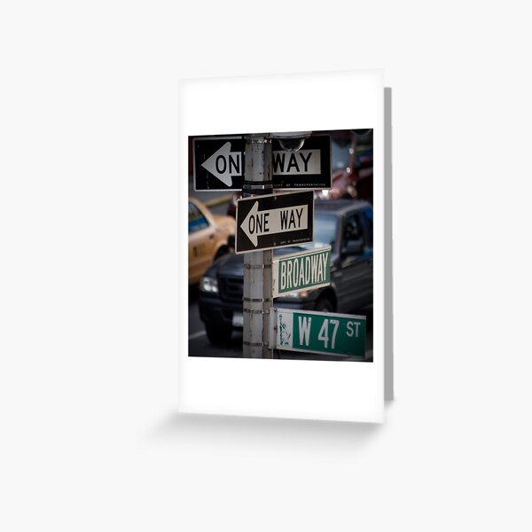 Times Square Greeting Card