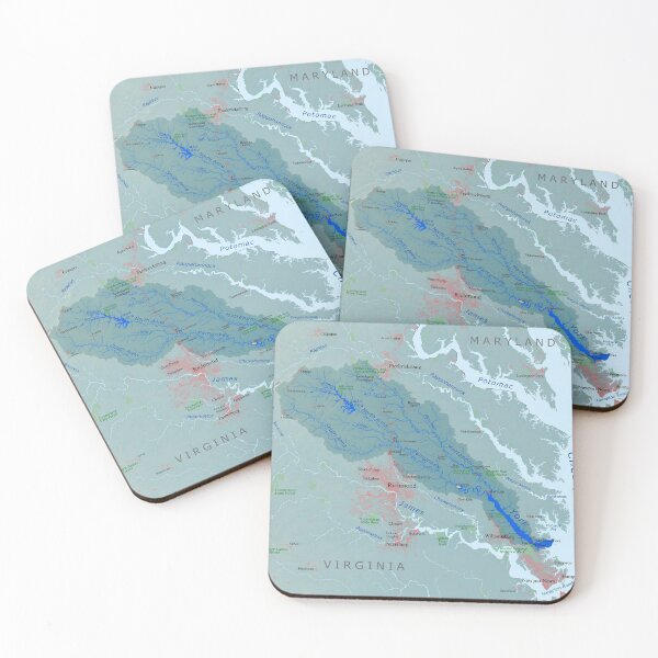 Item preview, York River Watershed Map designed and sold by Watershed Maps.