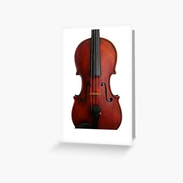Red Violin Greeting Card