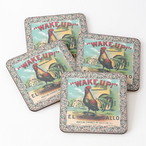 Item preview, Antique Rooster Illustration / Wake Up! designed and sold by FuzzyHoney.