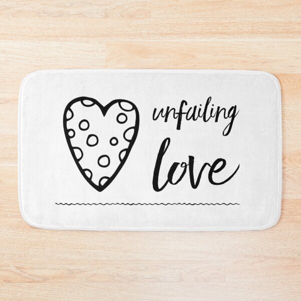 Item preview, Unfailing Love Big Spotted Heart, Handwriting, Romans 5:8 designed and sold by bugtalk.