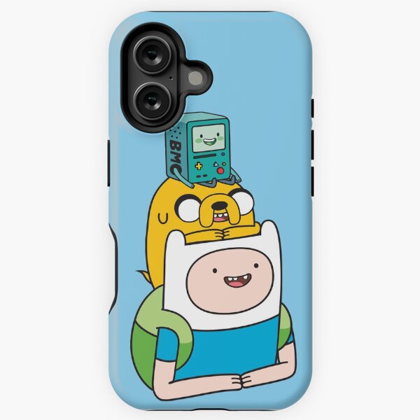 Vista previa del artículo con la obra «Finn Jake BMO», diseñado y vendido por plushism.