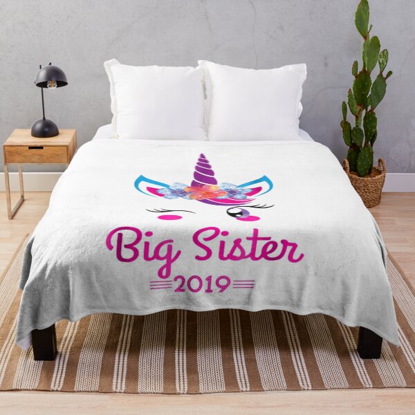 Item preview, Cute Unicorn Face T Shirt Unicorn Big Sister 2019 Shirt designed and sold by ShayDuffin.
