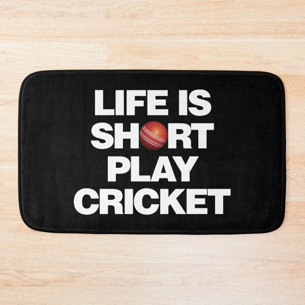 Item preview, Life is Short Play Cricket designed and sold by elhefe.