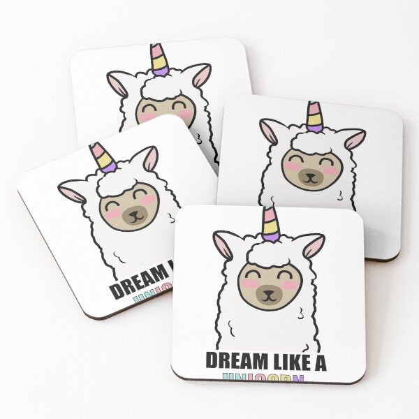 Item preview, Dream Like a Unicorn Cute Llama Alpaca designed and sold by Logiamerch.