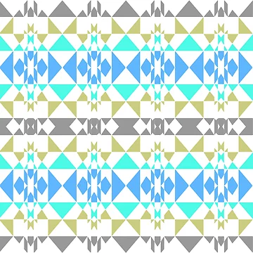 Artwork thumbnail, Multicolored Geometric Pattern by DFLC Prints