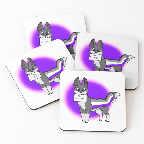 Item preview, Ace Wolfie ~ Not Straight! designed and sold by Julian Greystoke.