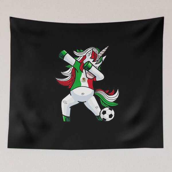 Item preview, Dabbing Soccer Unicorn T Shirt Mexico Mexican Football designed and sold by ShayDuffin.