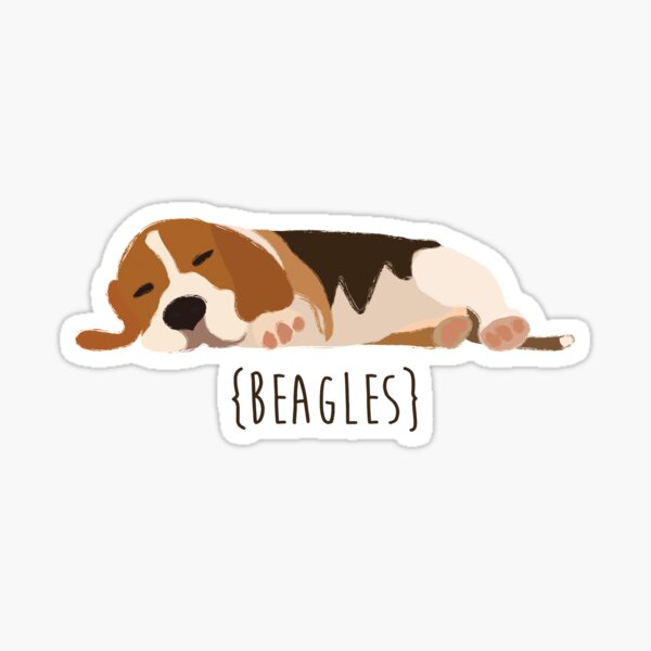 Gorgeous Sunset Beagle Dog Cool Gift #3086 2 x Vinyl Stickers 10cm 