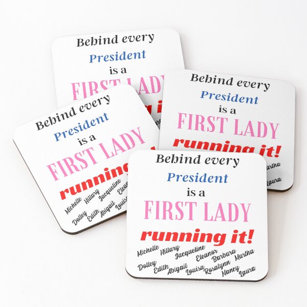Item preview, Behind every President is a FIRST LADY running it! designed and sold by GrownFolkMotto.