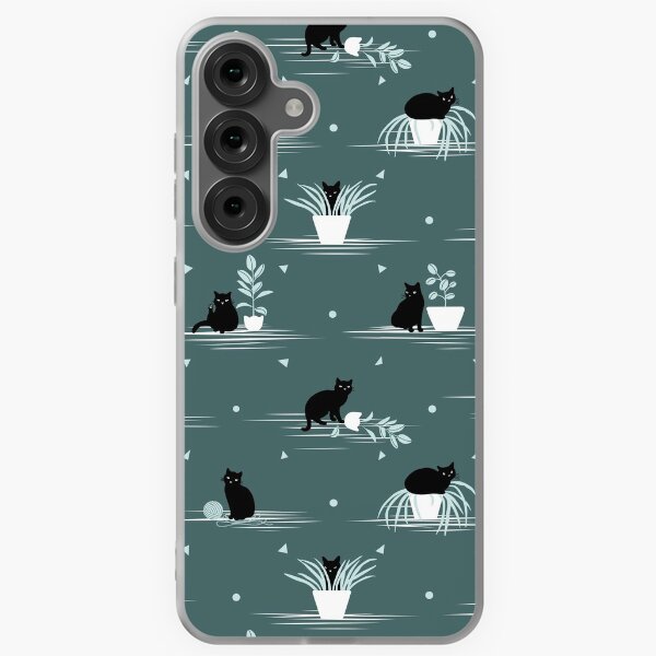 Item preview, When the Black Cat is Alone at Home (Dark Green) designed and sold by runcatrun.