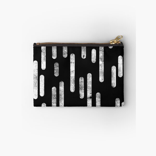 Item preview, Inky Rounded Lines Pattern | White on Black designed and sold by itsjensworld.